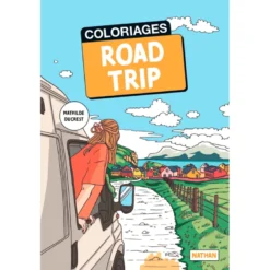 Carnet de voyage coloriages - Road trip