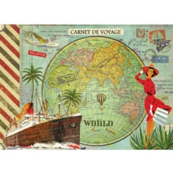 Carnet de voyage illustré monde Gwenaelle Trolez