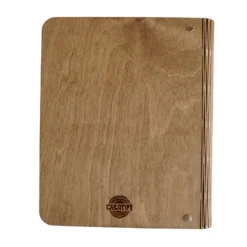 Carnet en bois dragon