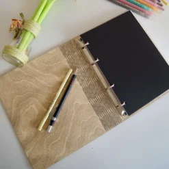 Carnet en bois dragon
