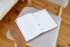 Carnet en bois voyage