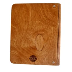 Carnet en bois voyage
