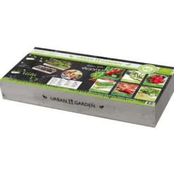 Carré de Potager en bois avec miniserres