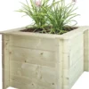 Carre potager exterieur bois - 58x58xh46 cm