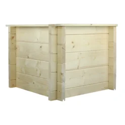 Carre potager exterieur bois - 58x58xh46 cm