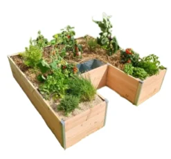 Carré potager bois l175 x l170 x h40