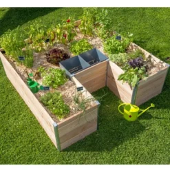Carré potager bois l175 x l170 x h40