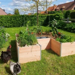 Carré potager bois l175 x l170 x h40