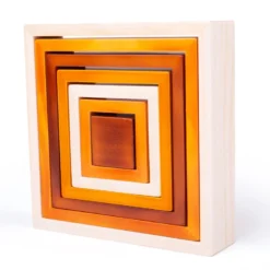Carrés empilables en bois