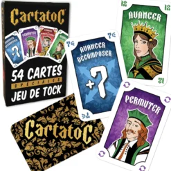 Cartatoc 54 cartes spéciales jeu de tock