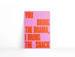 Carte de vœux - you bring the drama