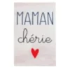 Carte en bois maman chérie