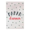Carte en bois maman d’amour
