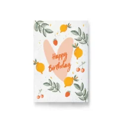 Carte à planter - fruity birthday