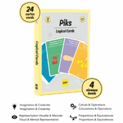 Cartes logiques pour jeu piks