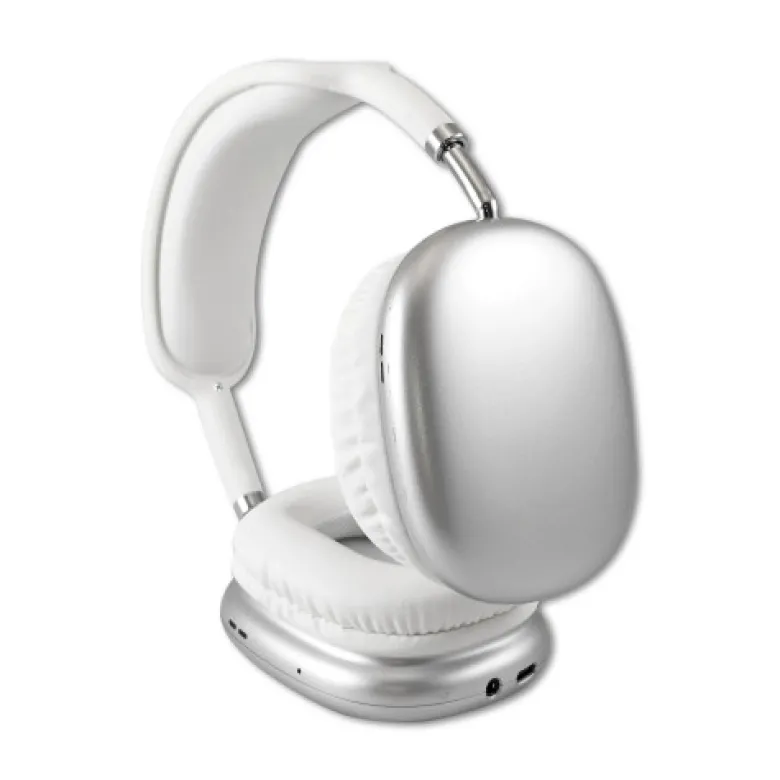 Casque bluetooth confort silver-blanc