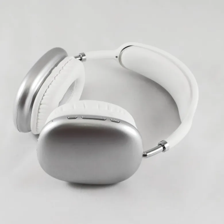 Casque bluetooth confort silver-blanc