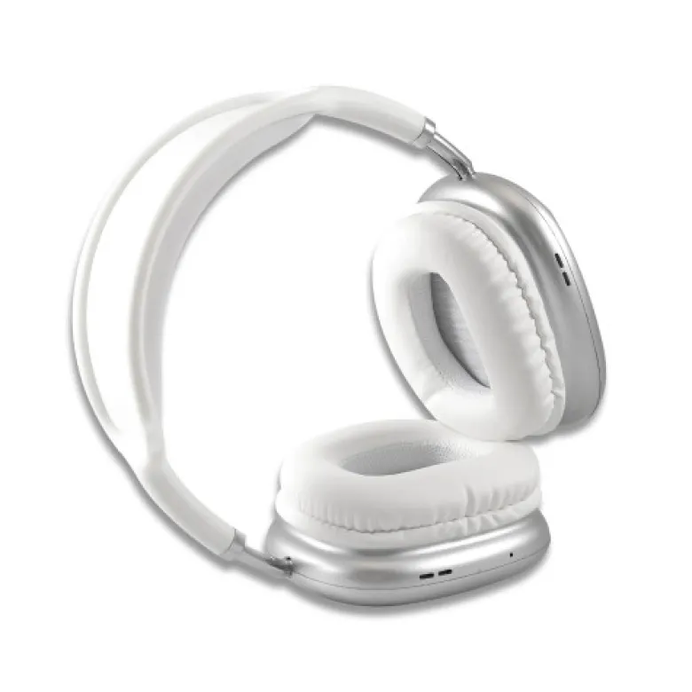 Casque bluetooth confort silver-blanc
