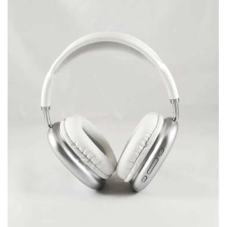 Casque bluetooth confort silver-blanc