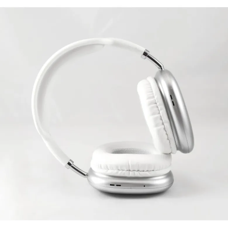 Casque bluetooth confort silver-blanc