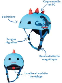 Casque dinosaure 3d