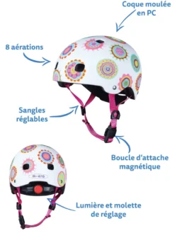 Casque doodle dots