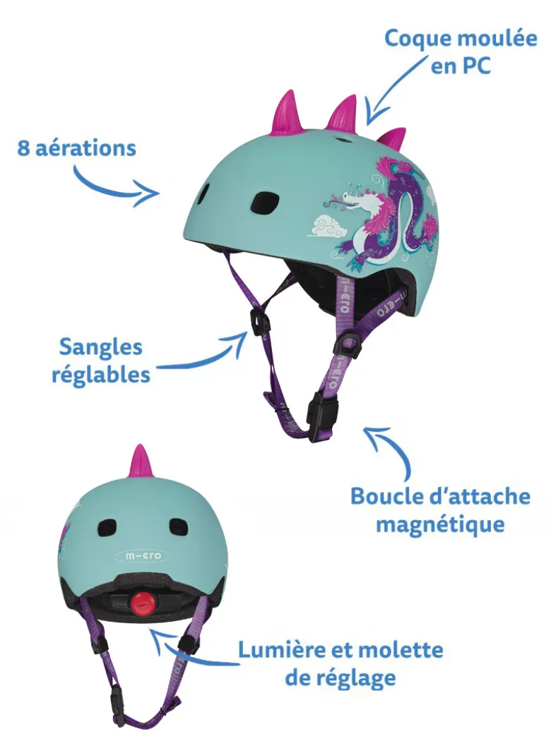 Casque dragon 3d