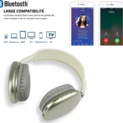 Casque sans fil bluetooth
