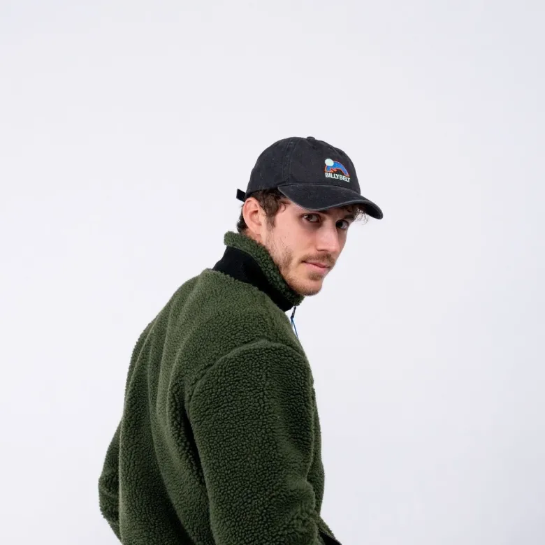 Casquette en coton anthracite