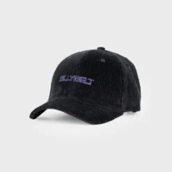 Casquette en velours noir