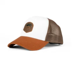 Casquette trucker exploring blanc