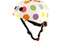 Casque vélo enfant pois pastel medium