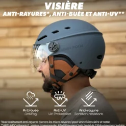 Casque vélo, taille l - bleu marine