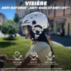 Casque vélo, taille m - blanc