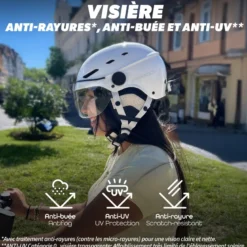 Casque vélo, taille m - blanc