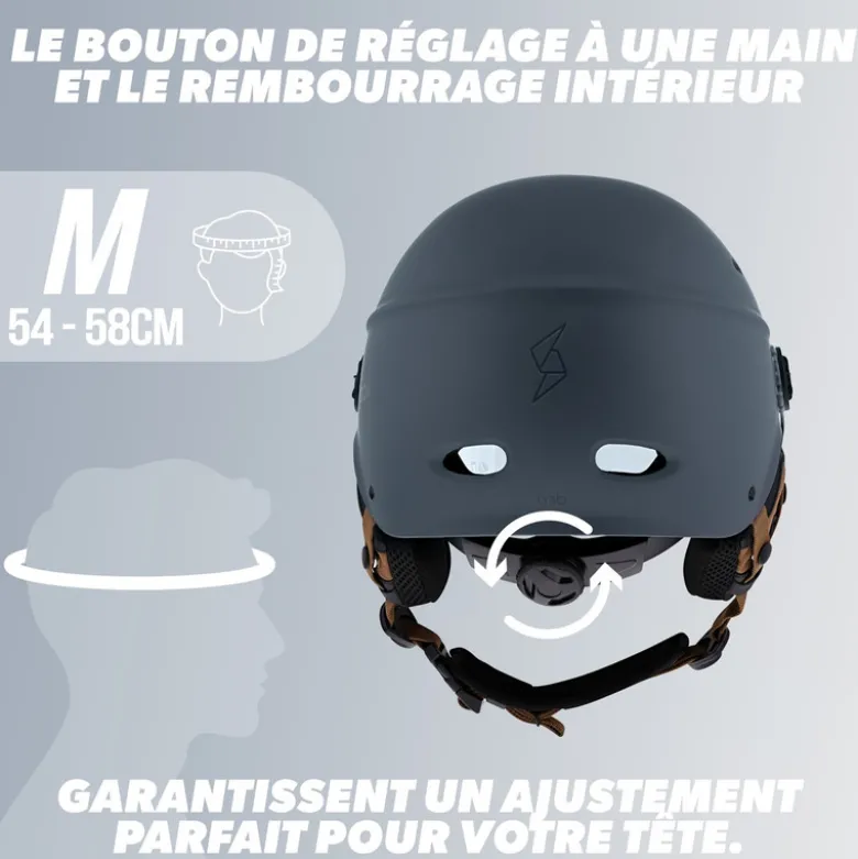 Casque vélo, taille m - bleu marine