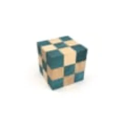 Casse-tête le cube serpent s turquoise