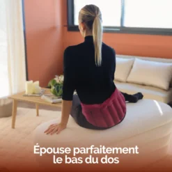 Ceinture chauffante pour lombaires Prune