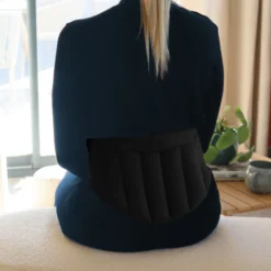 Ceinture chauffante pour lombaires Noir