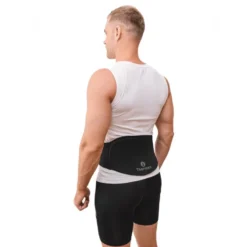 Ceinture lombaire chaud et froid icethermax - soulagement des douleurs lombaires Noir