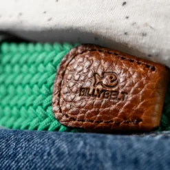Ceinture tressée golf green - t1