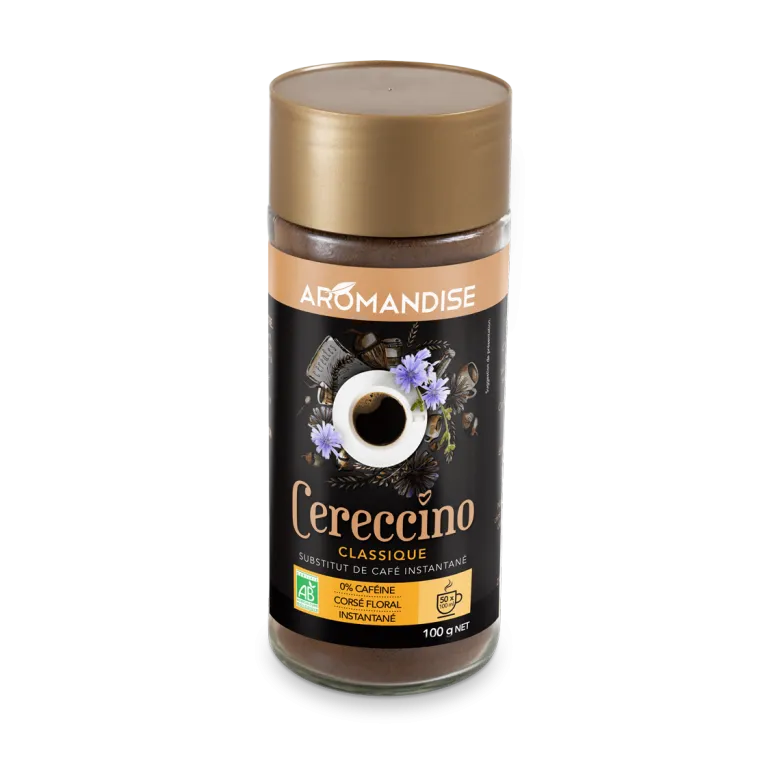 Cereccino bio substitut café chicorée céréales sans caféine