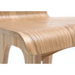 Chaise de bar bois naturel h65 cm baltik