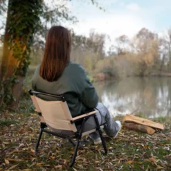 Chaise de camping pliable