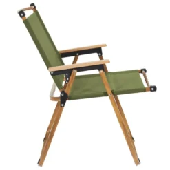 Chaise de camping verte