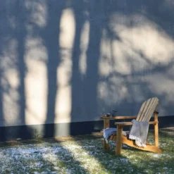 Chaise de jardin adirondack – brun