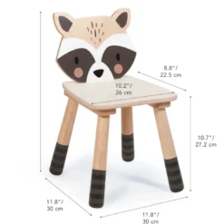 Chaise enfant raton laveur