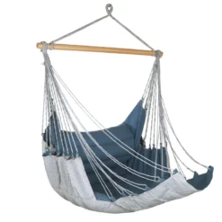 Chaise hamac matelassée denim recyclé