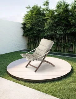 Chaise linda soft blanc beige