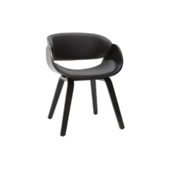 Chaise noire bent